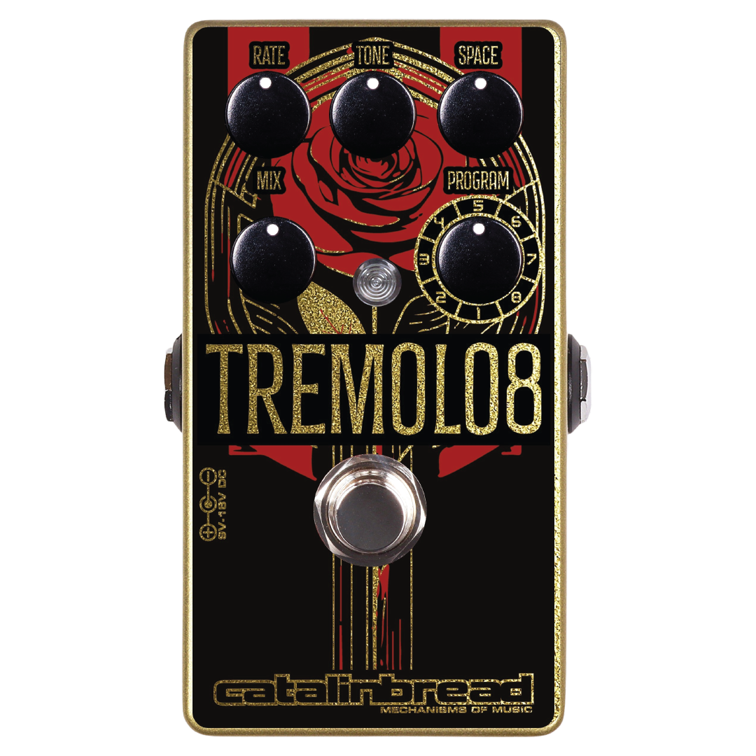 Tremolo8 (Limited Edition Gold) – Catalinbread Effects Tremolo8 (Limited Edition Gold) – Catalinbread Effects
