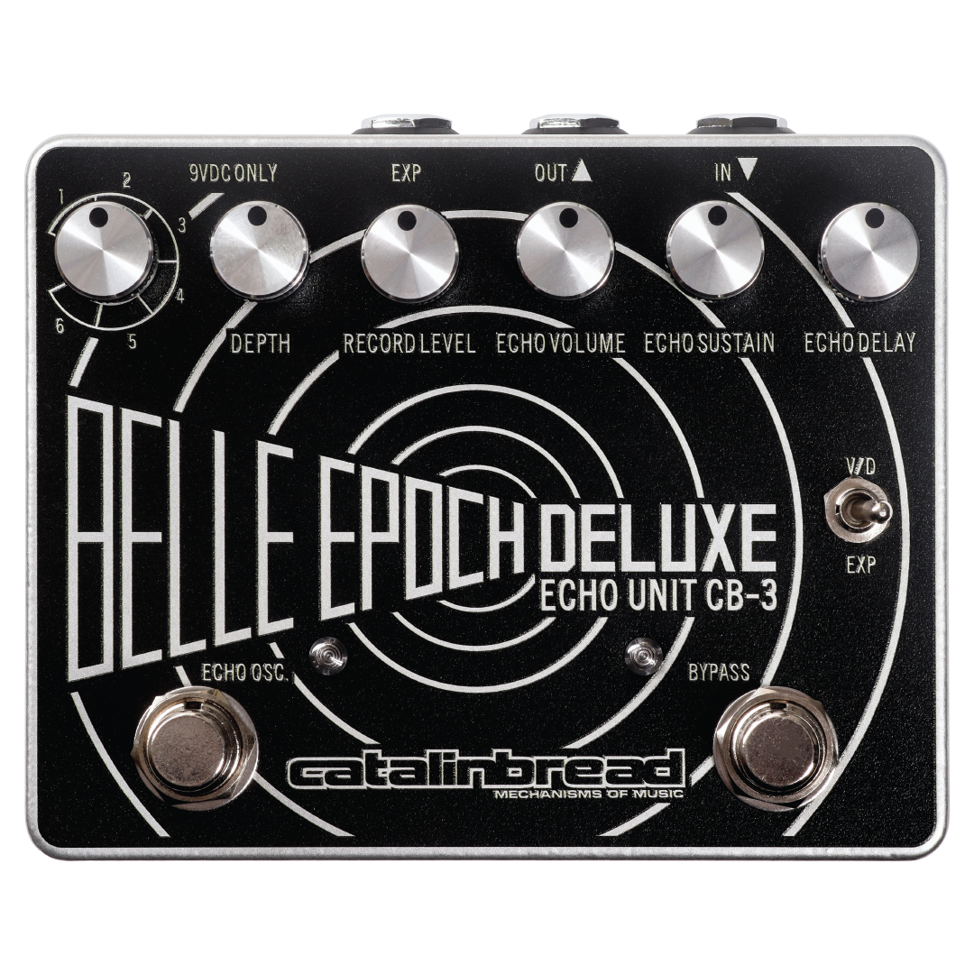 Catalinbread Belle Epoch ベルエポック テープエコー Belle Epoch Deluxe (Black and Silver) – Catalinbread Effects